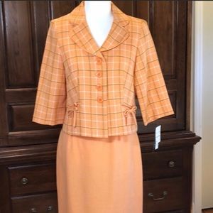 NWT Womens 2 Piece Dress Skirt Suit SZ 6P